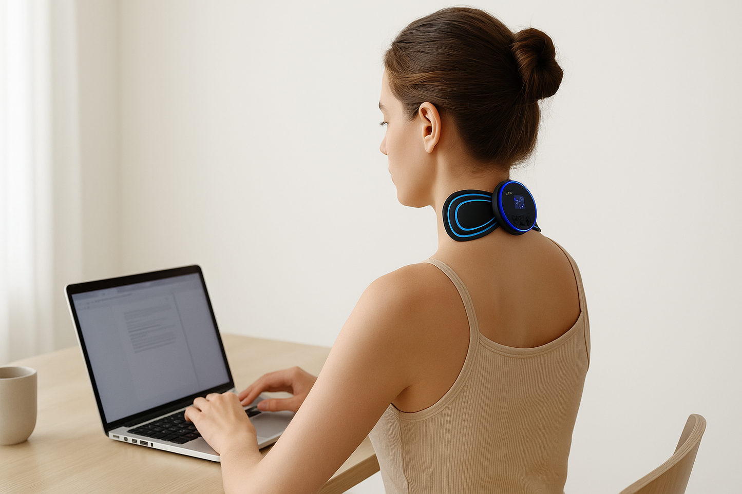NeckFlow™ – EMS Relax Pad con Telecomando